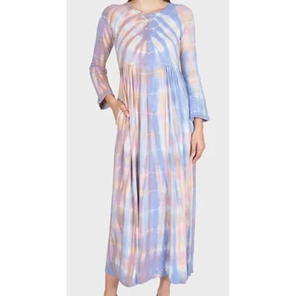 Raquel Allegra Tie Dye Steve Maxi Dress Sz. 3 (US L) - Picture 1 of 8